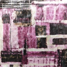 Țesătură din tricot din catifea bronzată imprimată